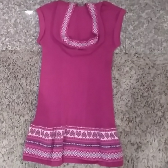 Childrens place Girls Hooded sweater dress sz 5/6 - Picture 4 of 4